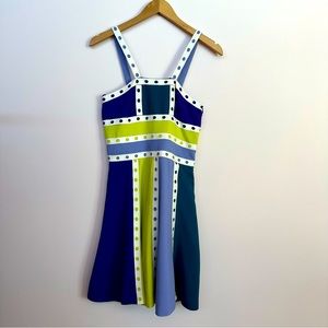 NEW! Missoni Colorful Summer Dress w/Leather Detail
